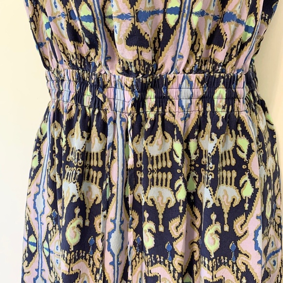 Tibi 100% Silk Sleeveless Blue Purple Casual Summer Dress Size 2 - Picture 5 of 11